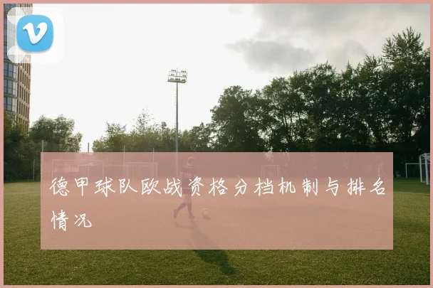 德甲球队欧战资格分档机制与排名情况